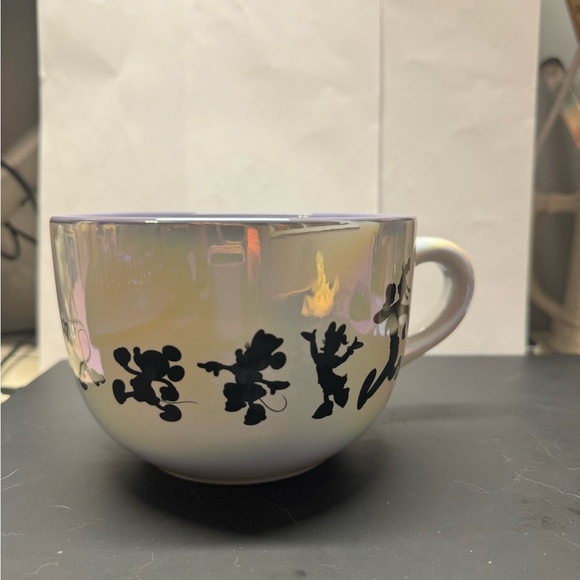 DISNEY IRIDESCENT CAFE STYLE COFFEE MUG WITH CHARACTERS “100 YEARS OF WONDER” - Picture 3 of 9